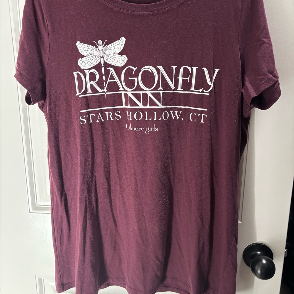 Maroon Gilmore Girls Dragonfly Inn T-Shirt